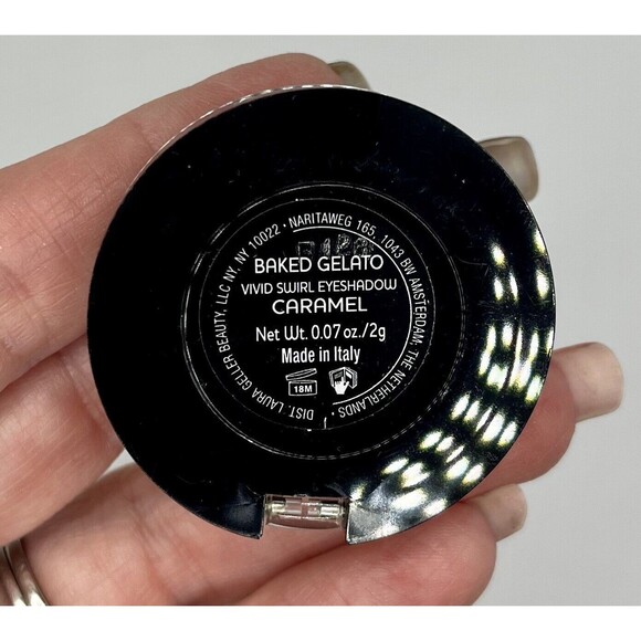 Laura Geller Baked Gelato Vivid Swirl Eyeshadow Caramel .07 oz NWOB - Picture 3 of 3